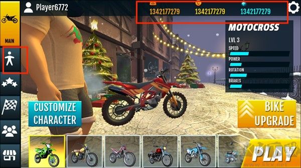 极限特技摩托车