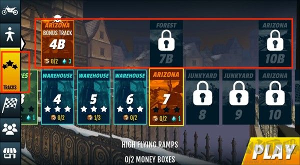 极限特技摩托车