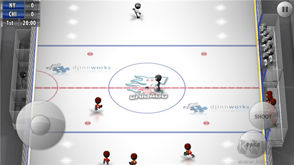 火柴人冰球(Stickman Ice Hockey)