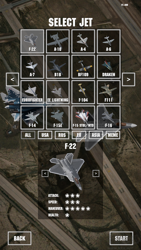 喷气式战斗机(Jet Attack Move)