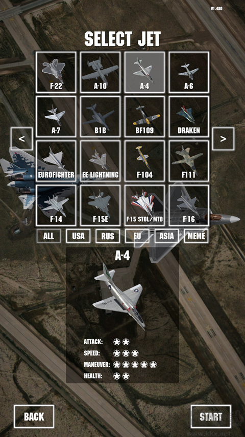 喷气式战斗机(Jet Attack Move)