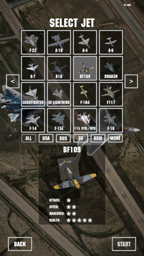喷气式战斗机(Jet Attack Move)