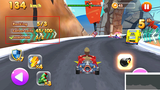 地铁急速卡丁车比赛