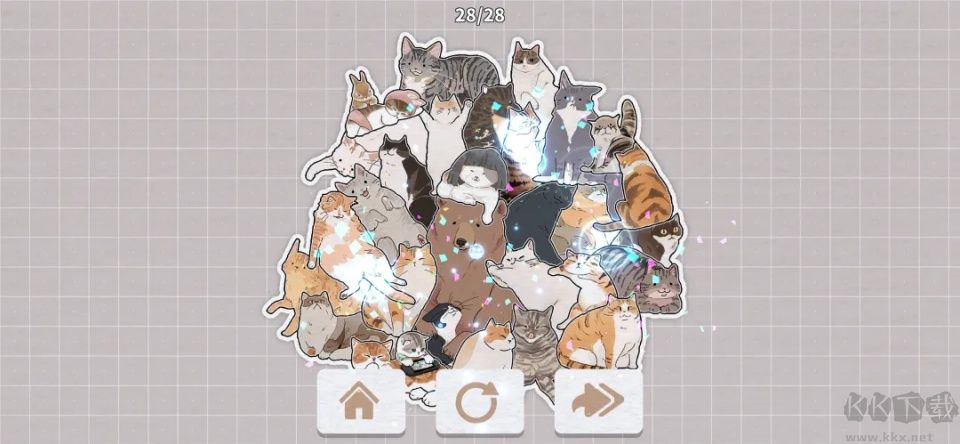 挤在一起的猫猫免广告版