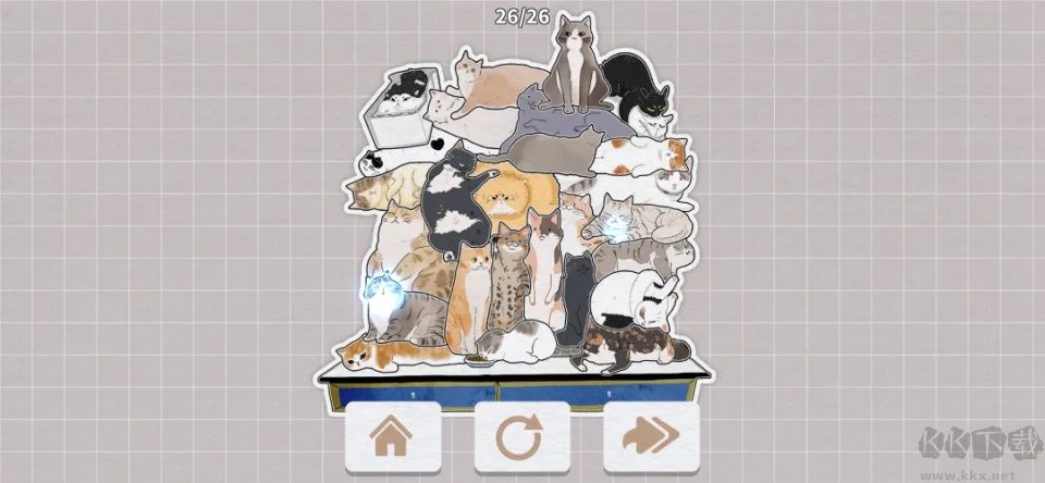 挤在一起的猫猫免广告版