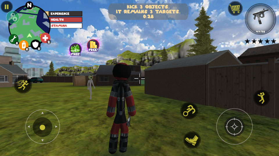 火柴人绳索英雄