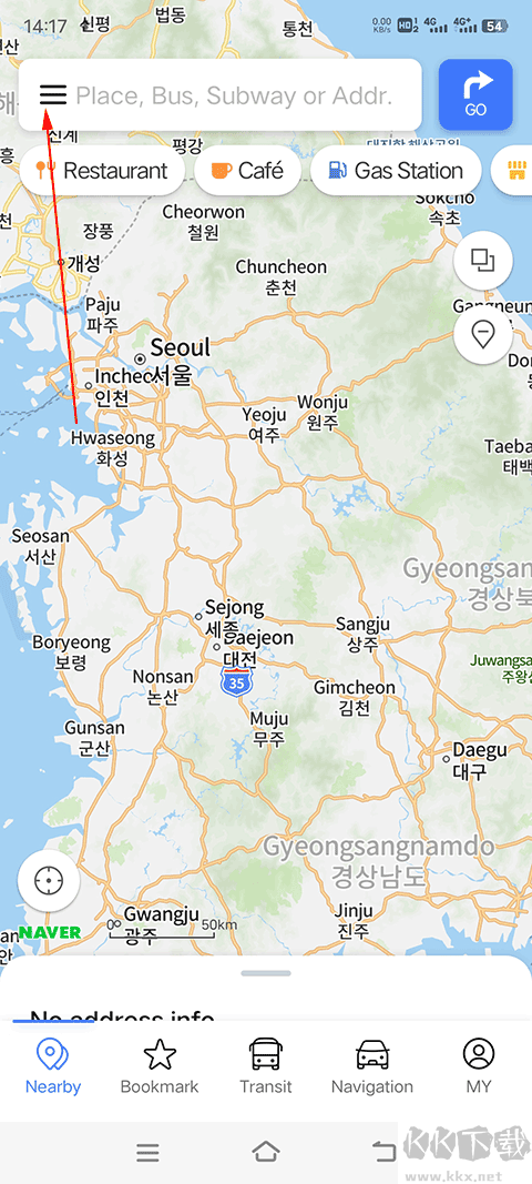 韩国naver地图最新版