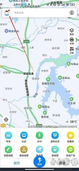 北斗牛高清卫星地图